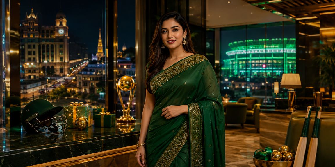 রাজশাহীতে শাড়ি পরা দর্শকের পাশে ক্রিকেট বেটিং উপভোগ